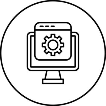 desarrollar icono de vector