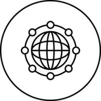 Global Network Vector Icon