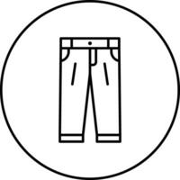 icono de vector de pantalones