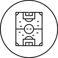 Football Field Vector Icon