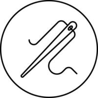 Needle Vector Icon