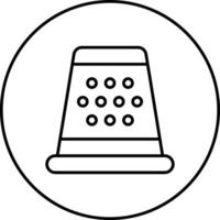 Thimble Vector Icon