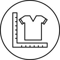 Clothes Measurement Vector Icon