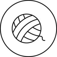 Yarn Ball Vector Icon