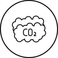 Carbon dioxide Vector Icon