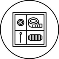 Sewing Box Vector Icon