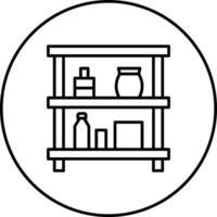 Shelf Vector Icon