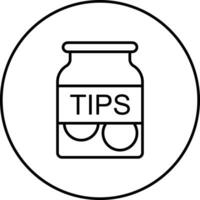 Tips Jar Vector Icon