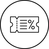 Discount Voucher Vector Icon