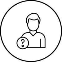 Missing Person Vector Icon