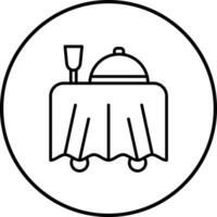 Room Service Vector Icon