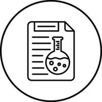 Lab Report Vector Icon