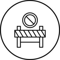 Restricted Area Vector Icon