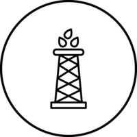 Drilling Oil Vector Icon