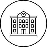 Old Building Vector Icon