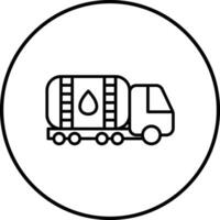 Oil Tanker Vector Icon