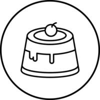 Pudding Vector Icon