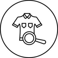 Search Clothes Vector Icon