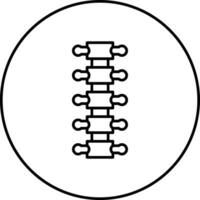 Dorsal Spine Vector Icon