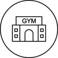 icono de vector de gimnasio