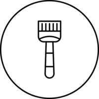 Hair Dye Brush Vector Icon