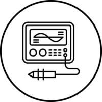 Oscilloscope Vector Icon