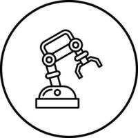 Robotic Arm Vector Icon