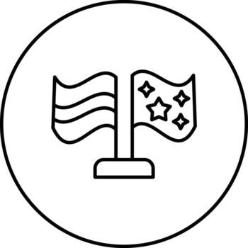 Flags Vector Icon