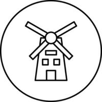 Wind Mill Vector Icon