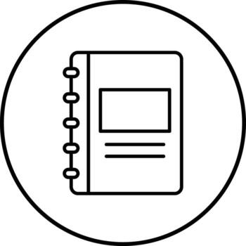 Notebook Vector Icon