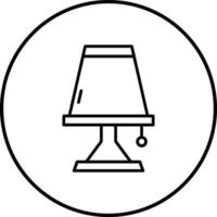 Desk Lamp Vector Icon