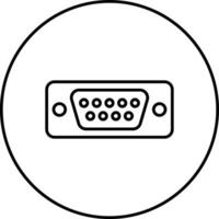 Vga Port Vector Icon