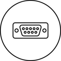 Vga Port Vector Icon