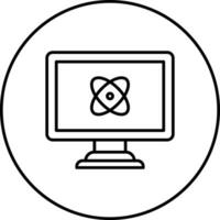 Quantum Computing Vector Icon