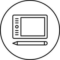 Graphic Tablet Vector Icon