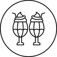 Milkshake Vector Icon