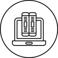 Online Library Vector Icon