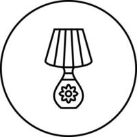 Table Lamp Vector Icon