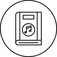 Music Book Vector Icon