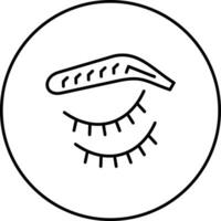 Eyebrow Vector Icon