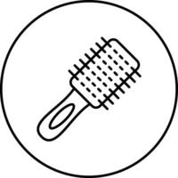 Hair Brush Vector Icon