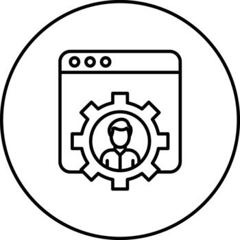 icono de vector de desarrollo