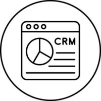 CRM Vector Icon