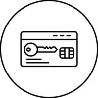 Keycard Vector Icon