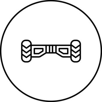 icono de vector de hoverboard