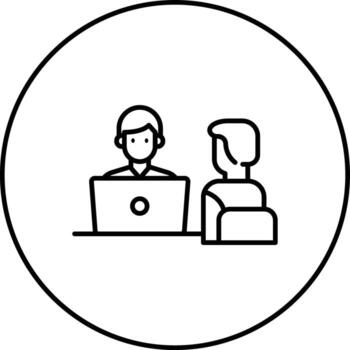 Interview Vector Icon