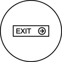 Exit Vector Icon