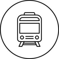 icono de vector de tren