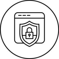 Website Security Vector Icon