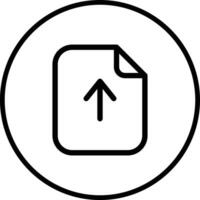 Upload Paper Vector Icon